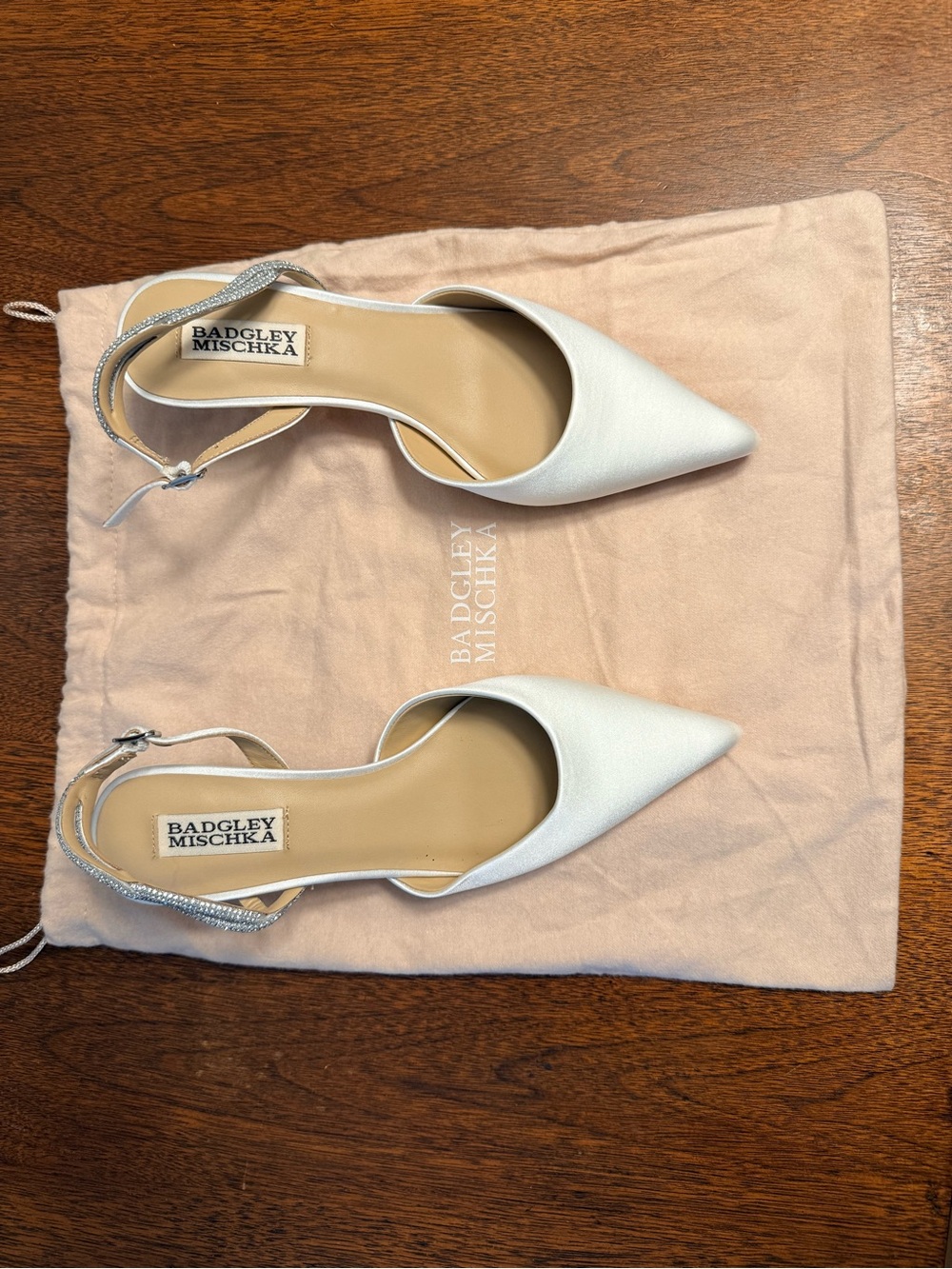 Badgley Mischka Yulianna Kitten Heel Slingback Pump